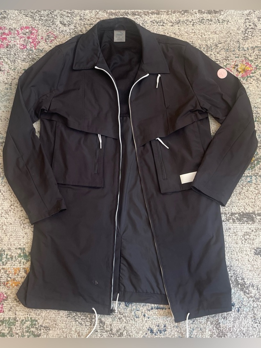 Puma technical long black jacket